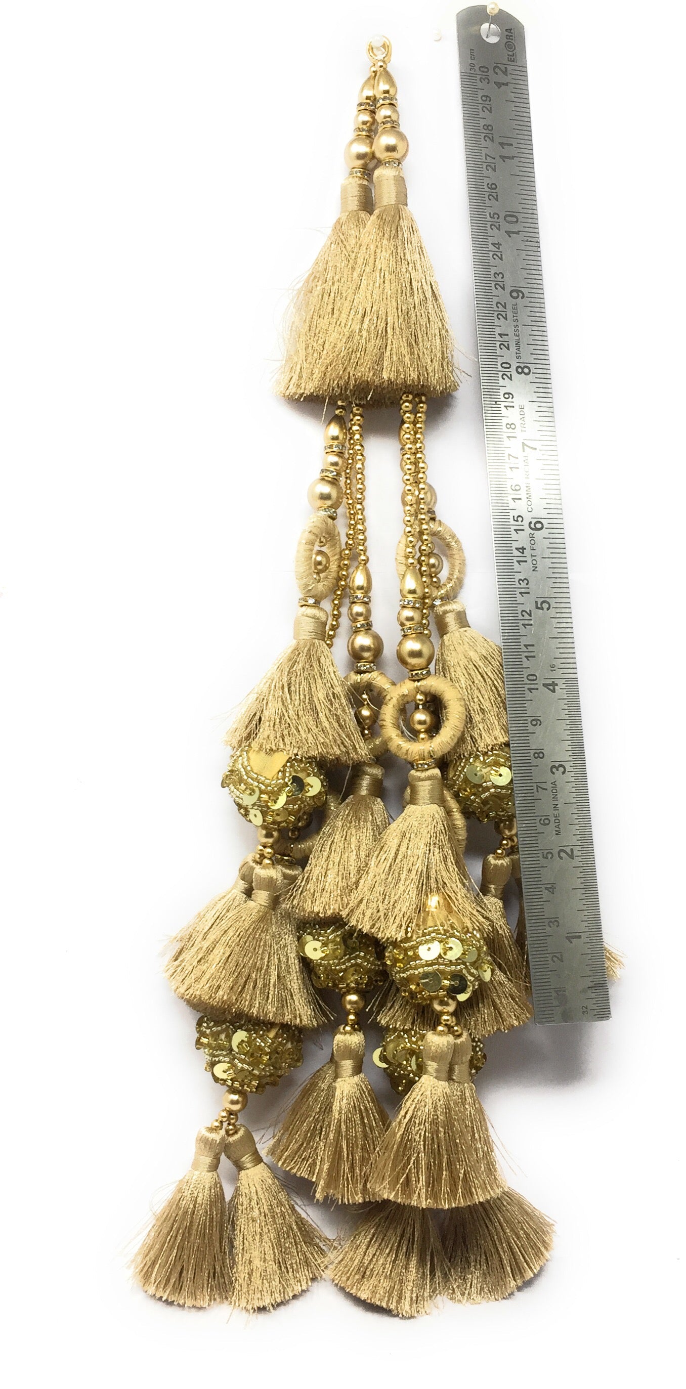Gold latkan for lehenga heavy
