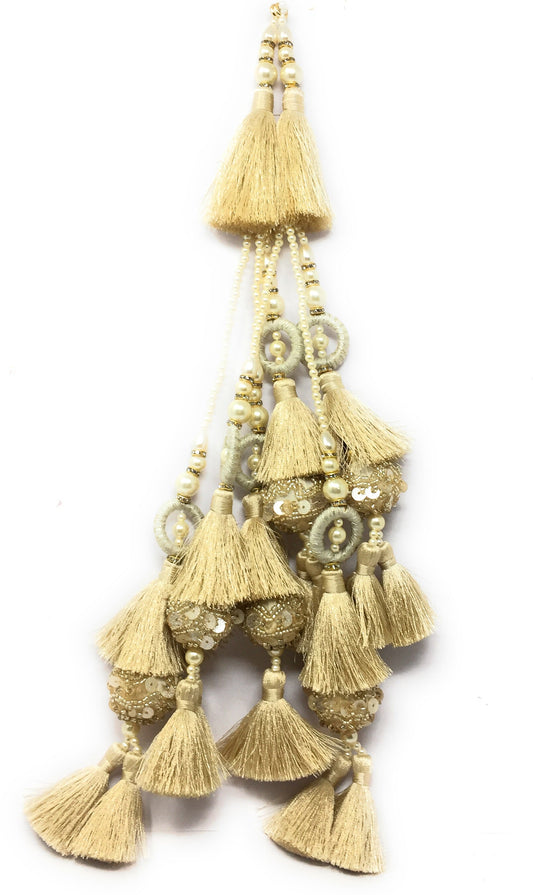 ghagra latkan for lehenga water gold
