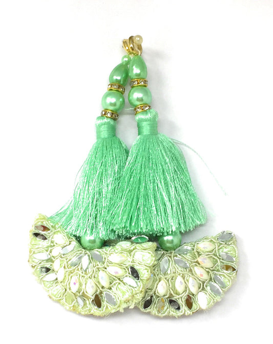 blouse latkan light green