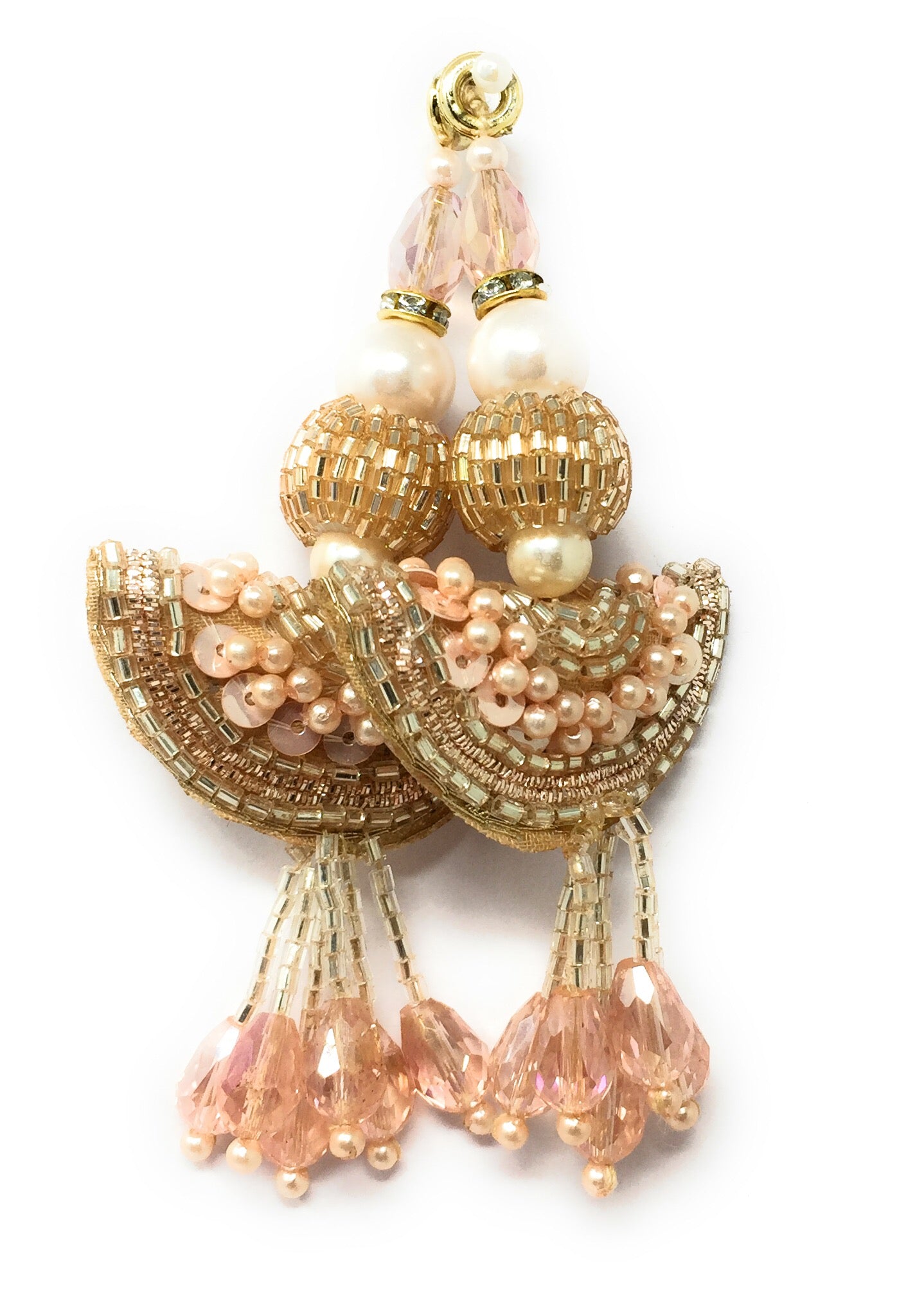 Blouse Latkan Tassel Rose Gold - Set of 2