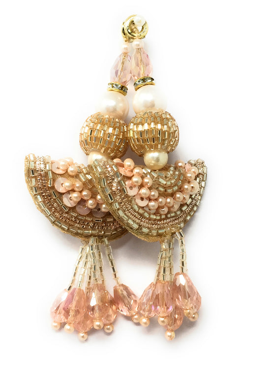 Blouse Latkan Tassel Rose Gold - Set of 2