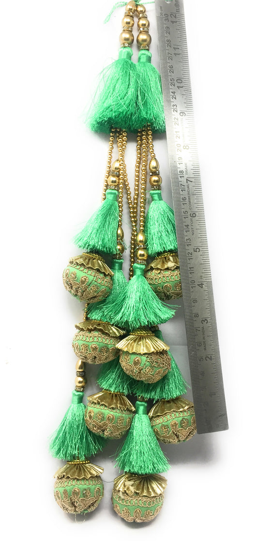 Lengha Latkan Sea Green - Set of 2