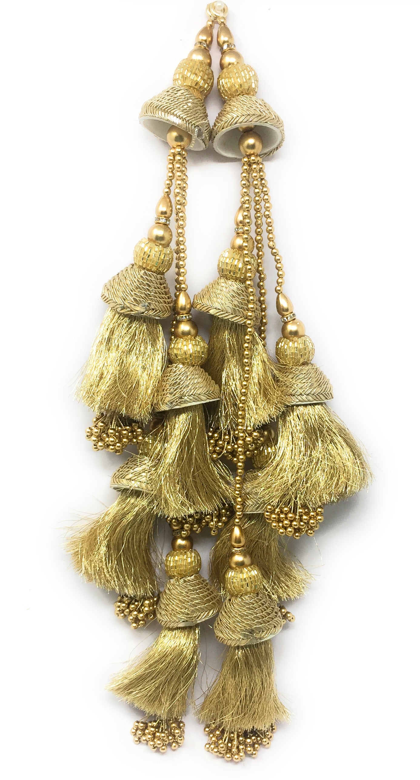 Lehenga Tassels Online Gold - Set of 2
