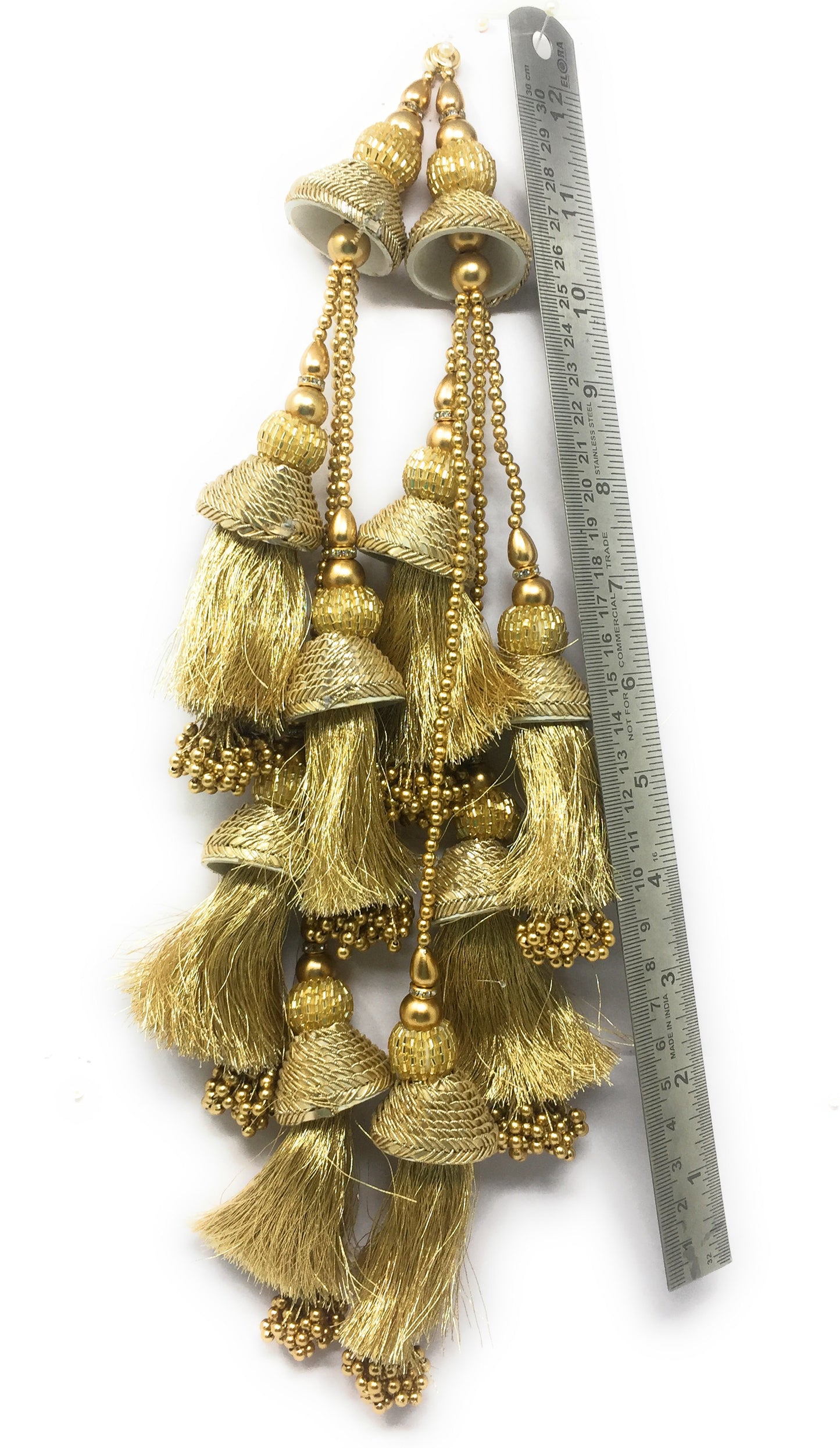 Lehenga Tassels Online Gold - Set of 2