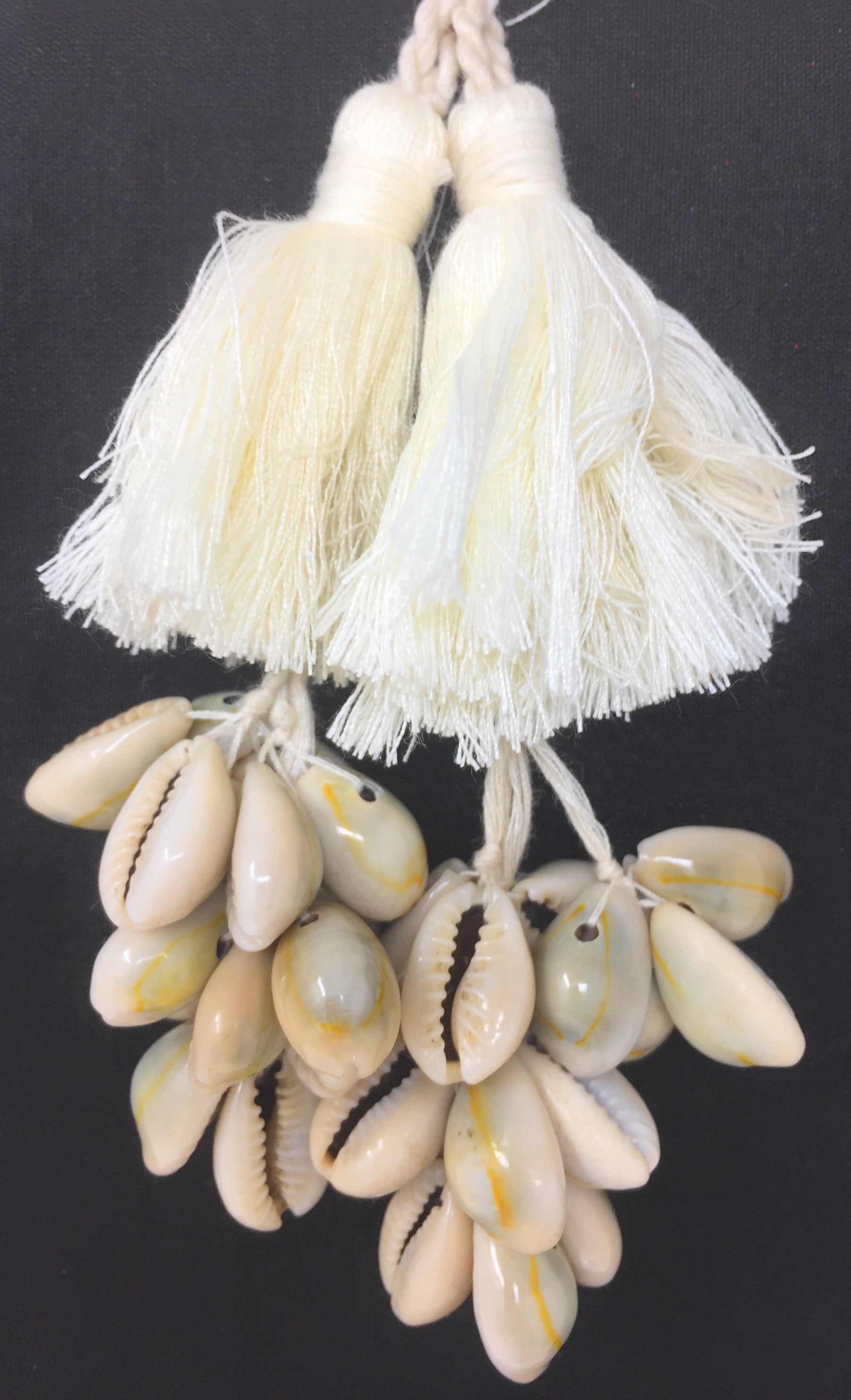 White blouse back side latkan Cowrie Shells - Set of 2