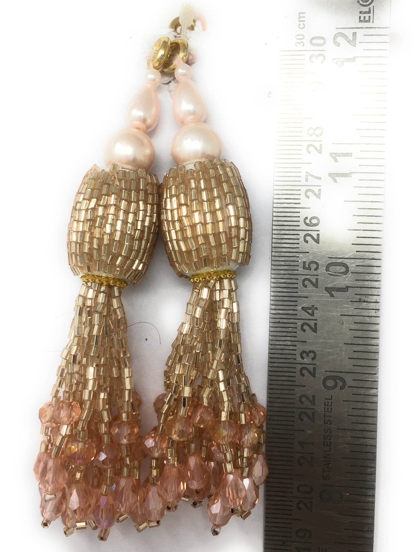 Rose Gold tassels for blouse - Set of 2