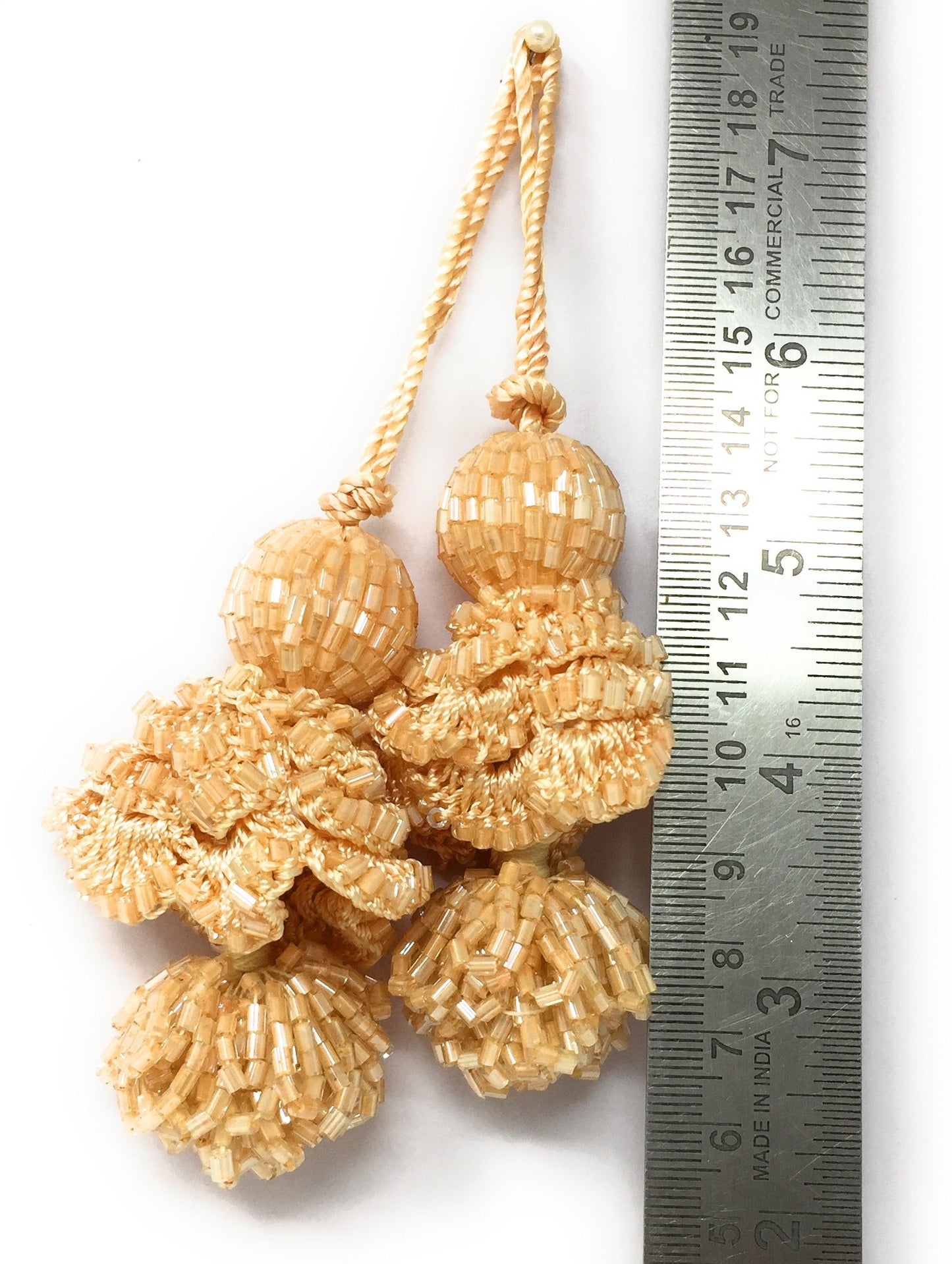 Peach latkan for blouse - Set of 2