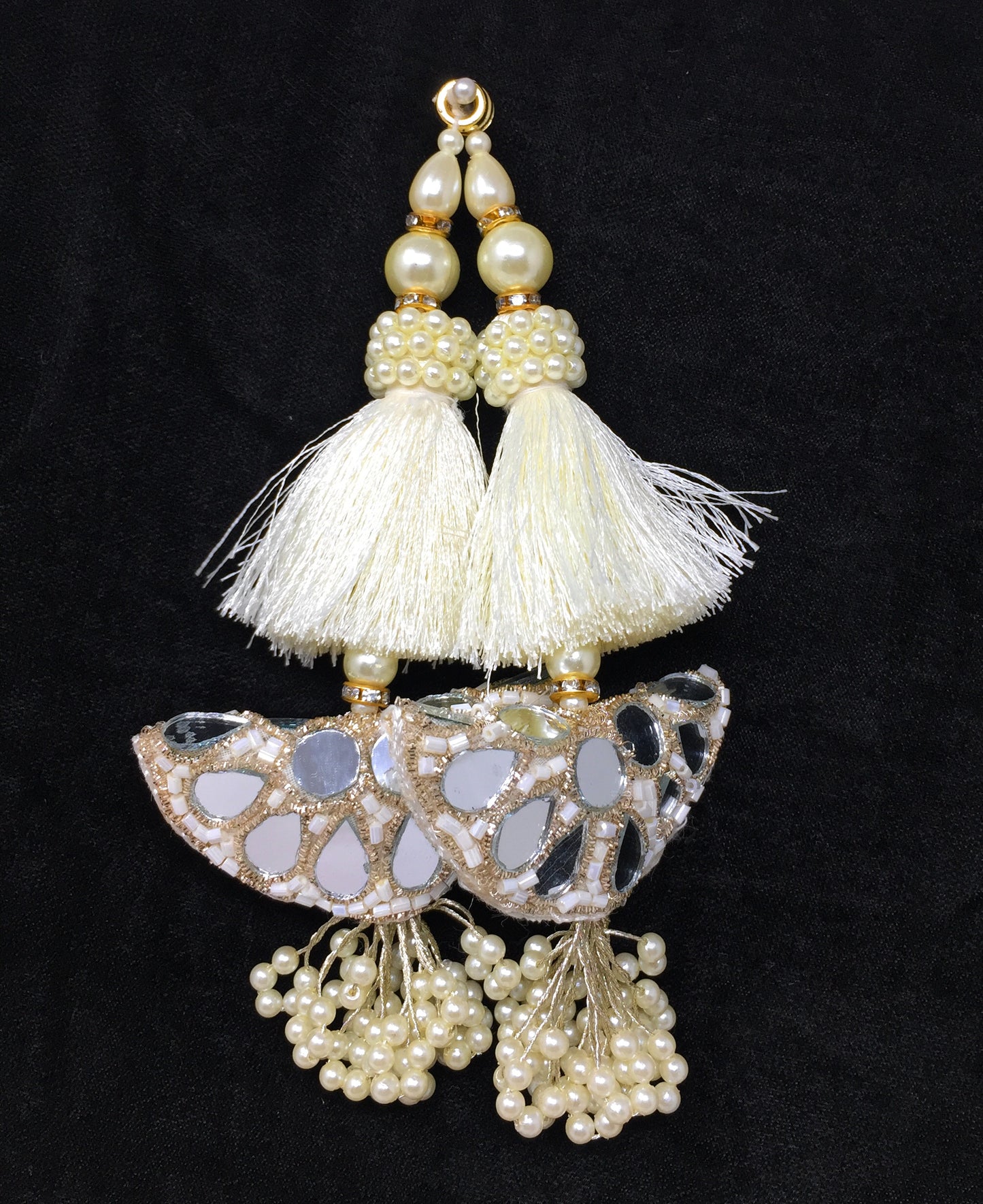 Blouse Latkan Tassel White - Set of 2