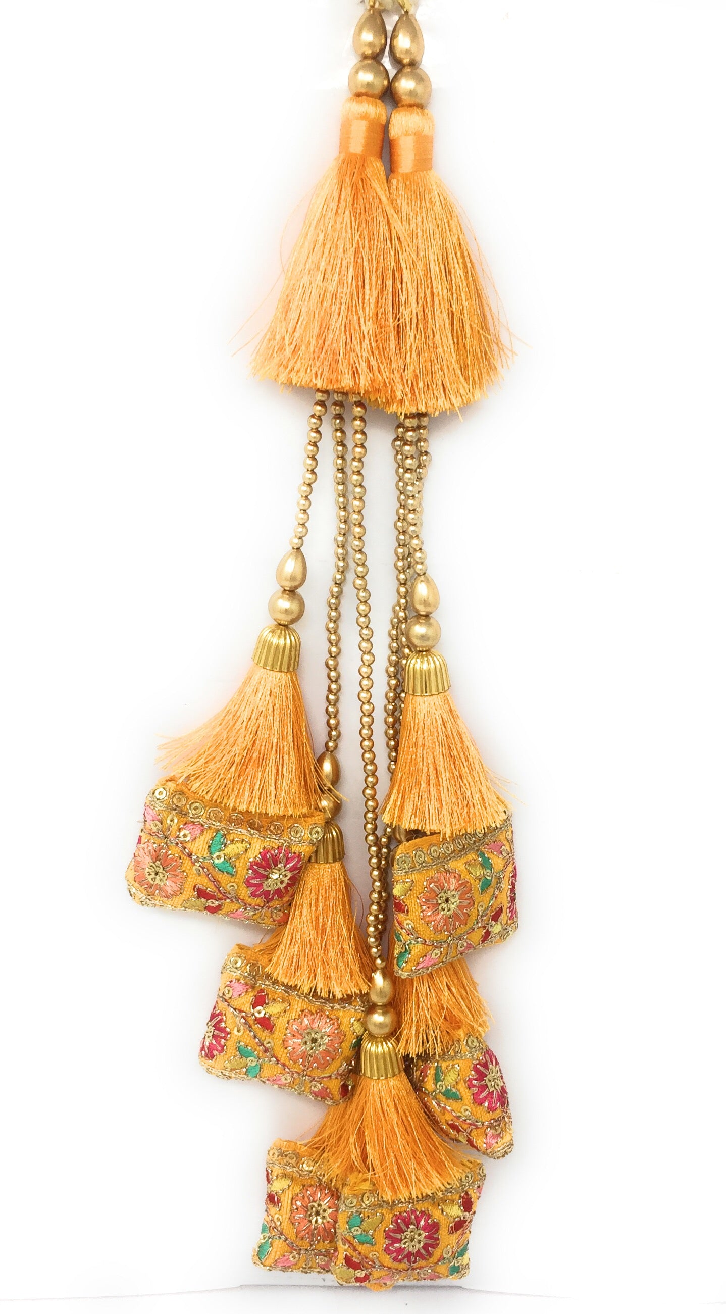 lehenga kamar latkan Yellow