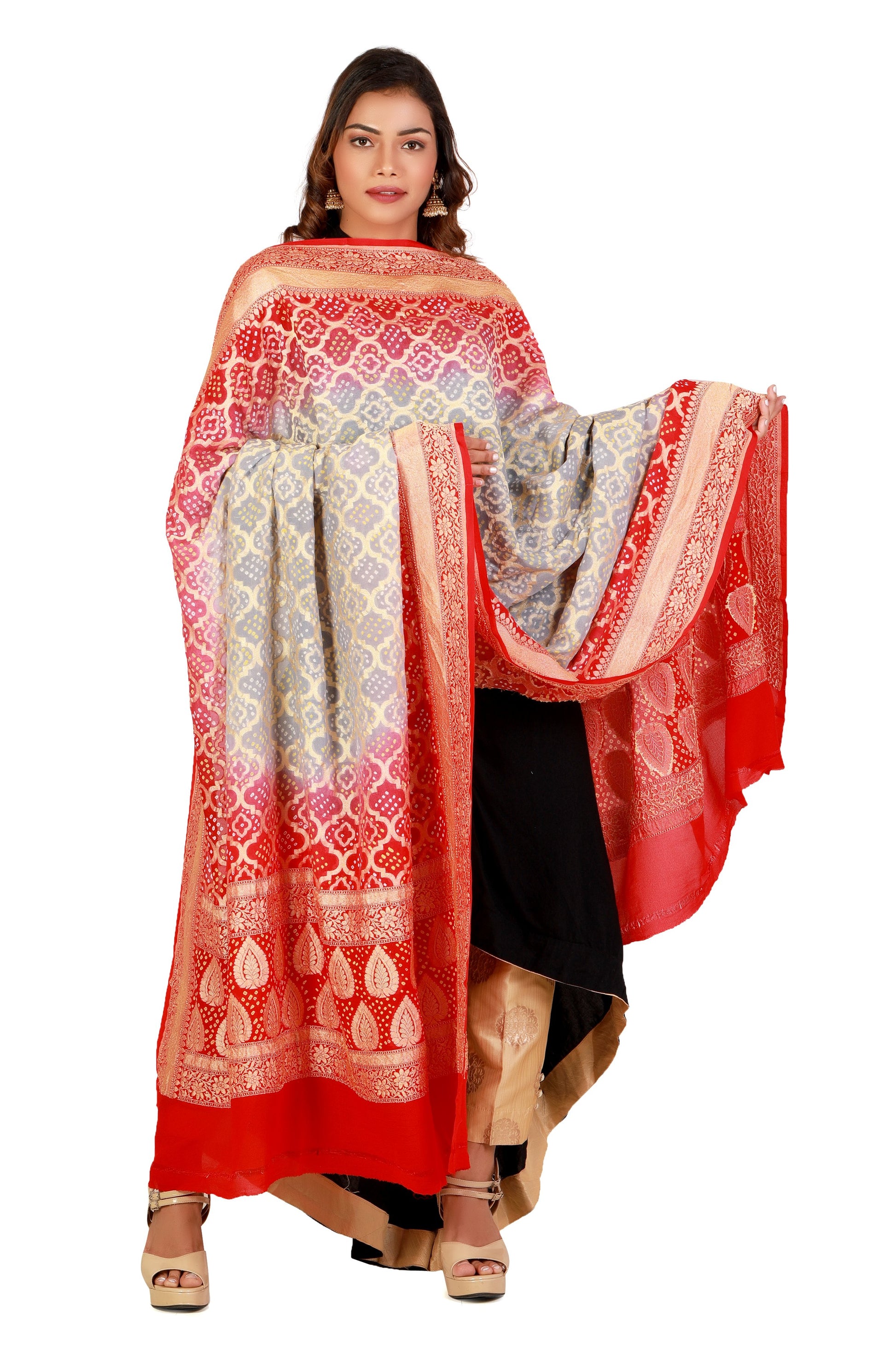 georgette banarasi dupatta