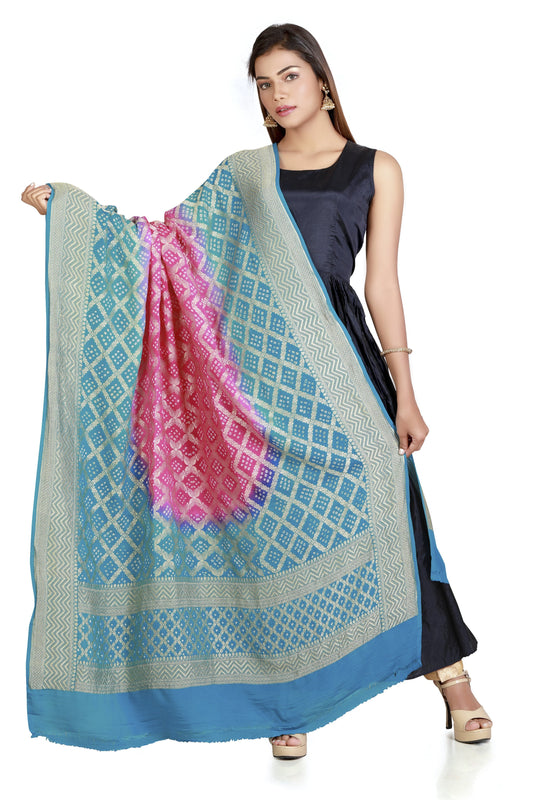 bandhani banarasi dupatta