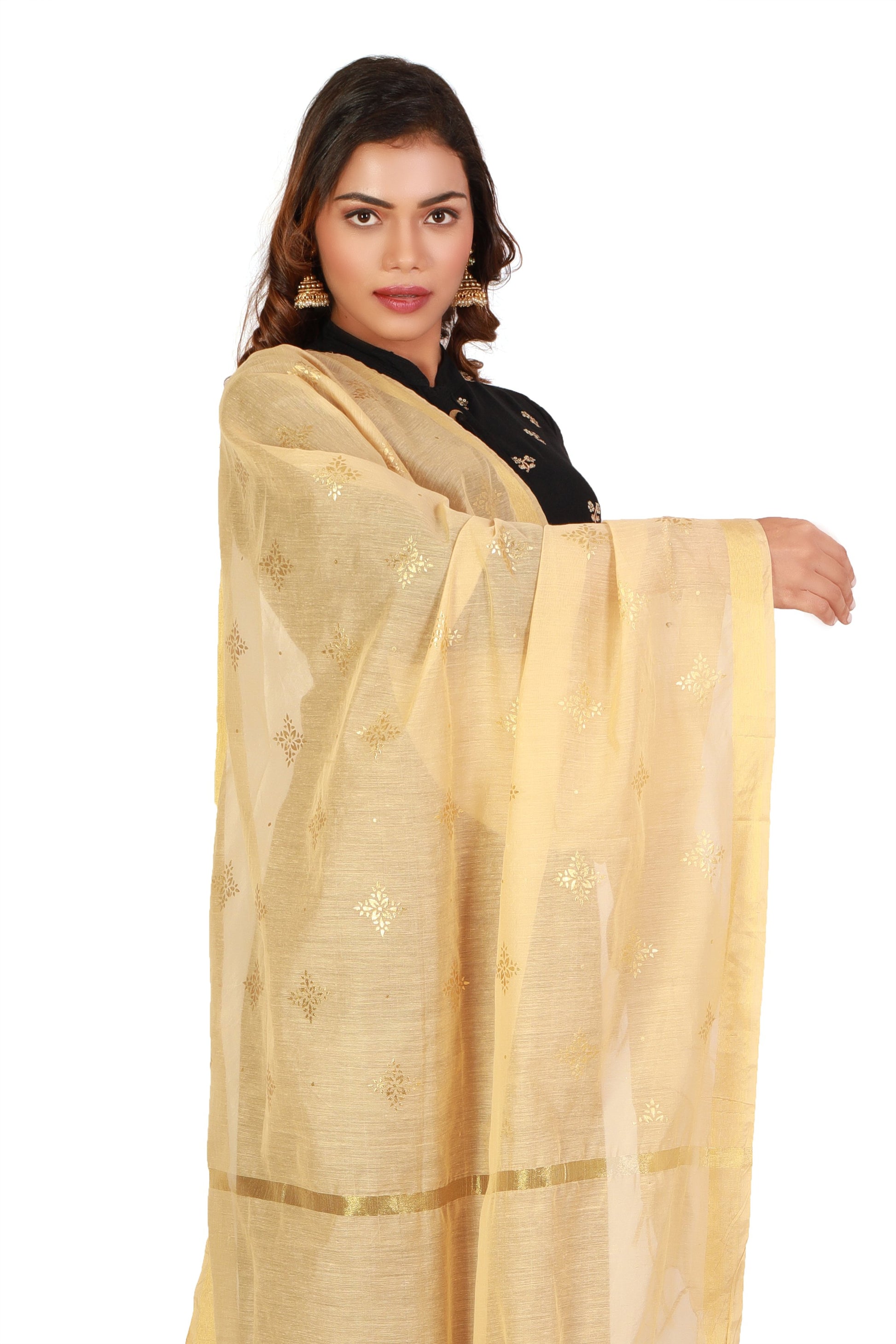 floral print dupatta