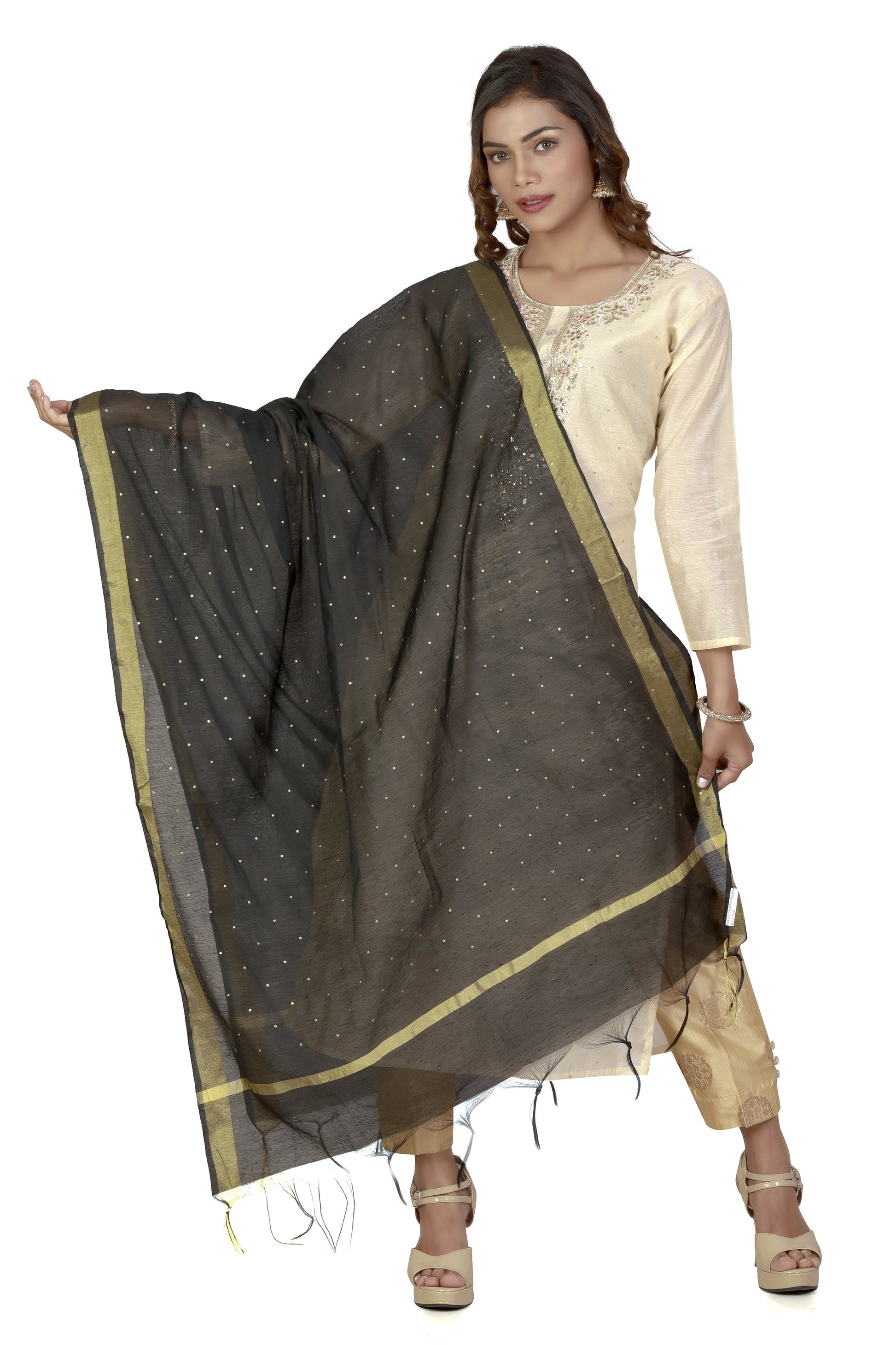 floral print dupatta