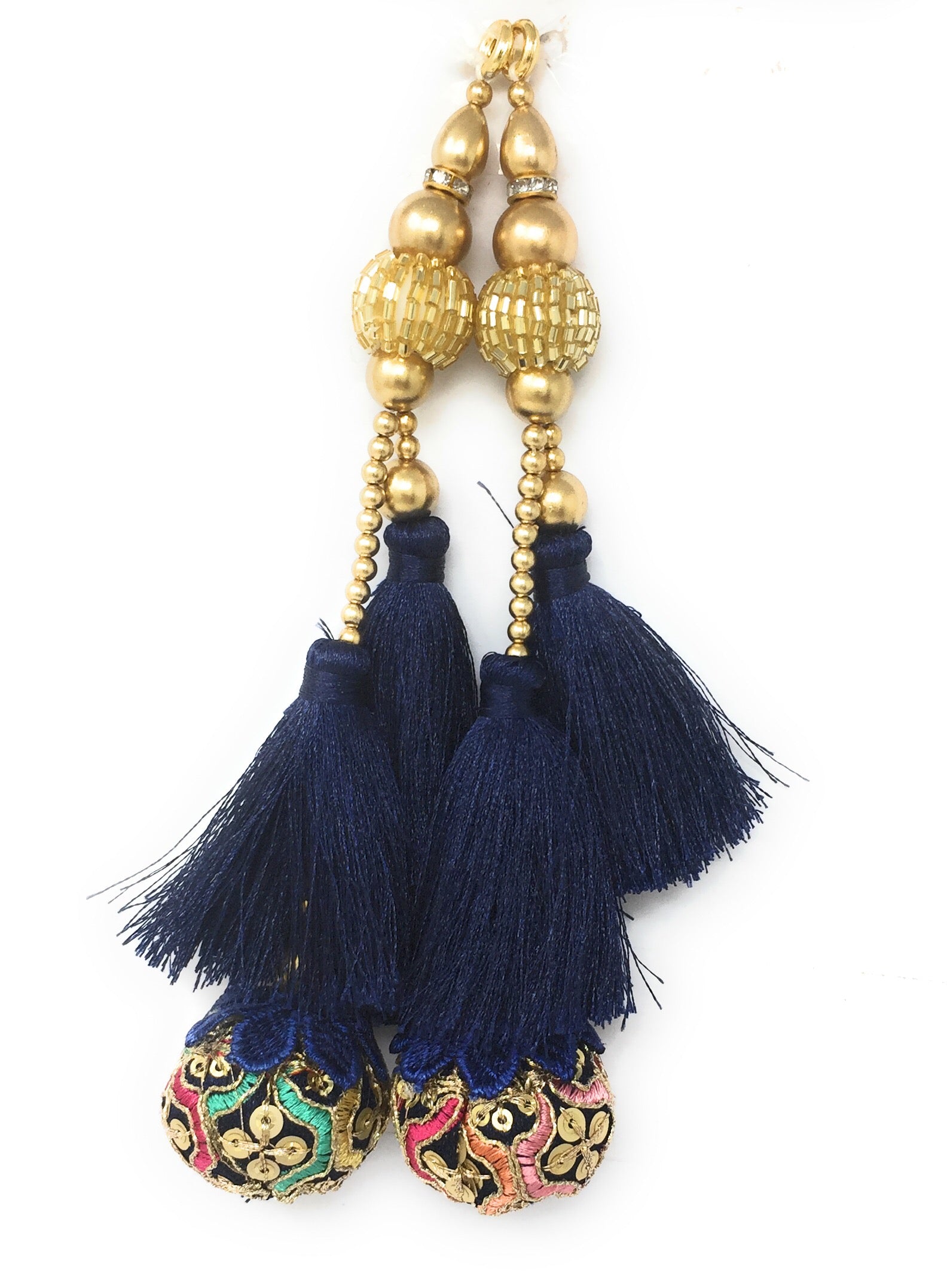 blouse ke liye latkan Navy Blue