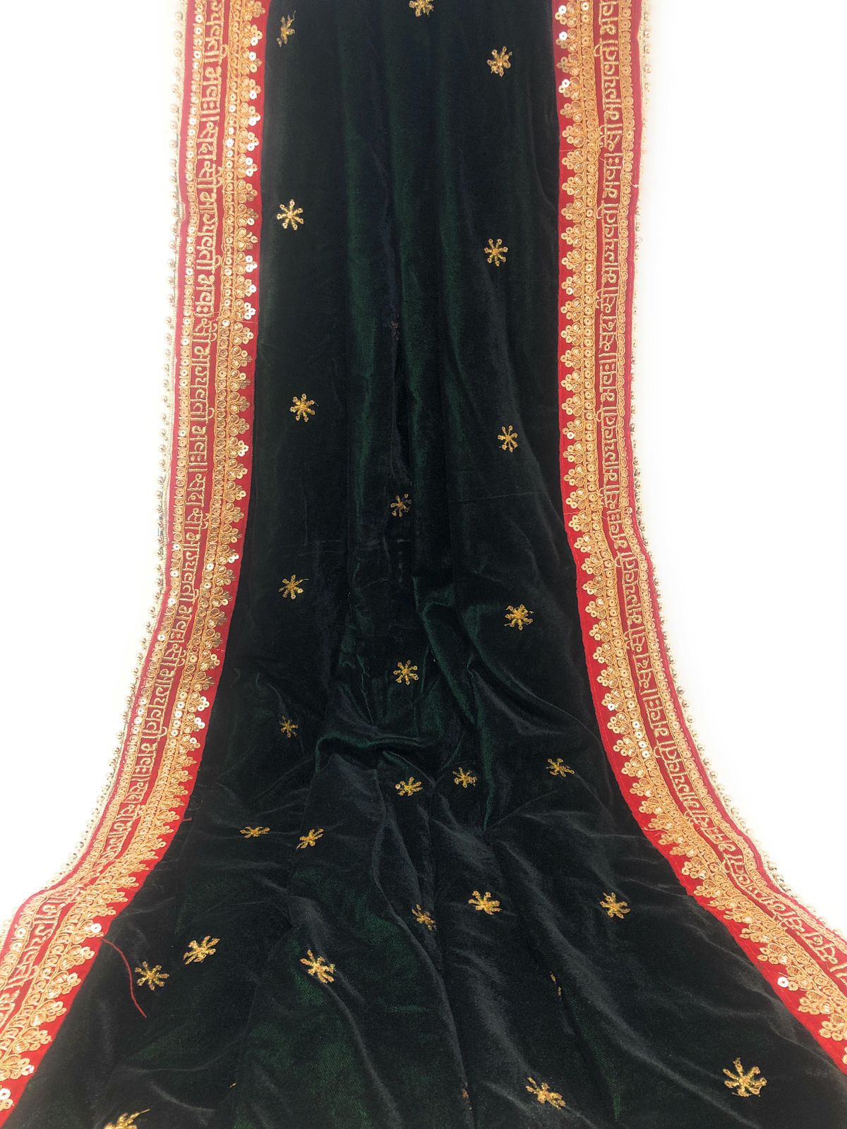 Green Velvet Dupatta