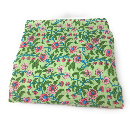 floral print cotton material