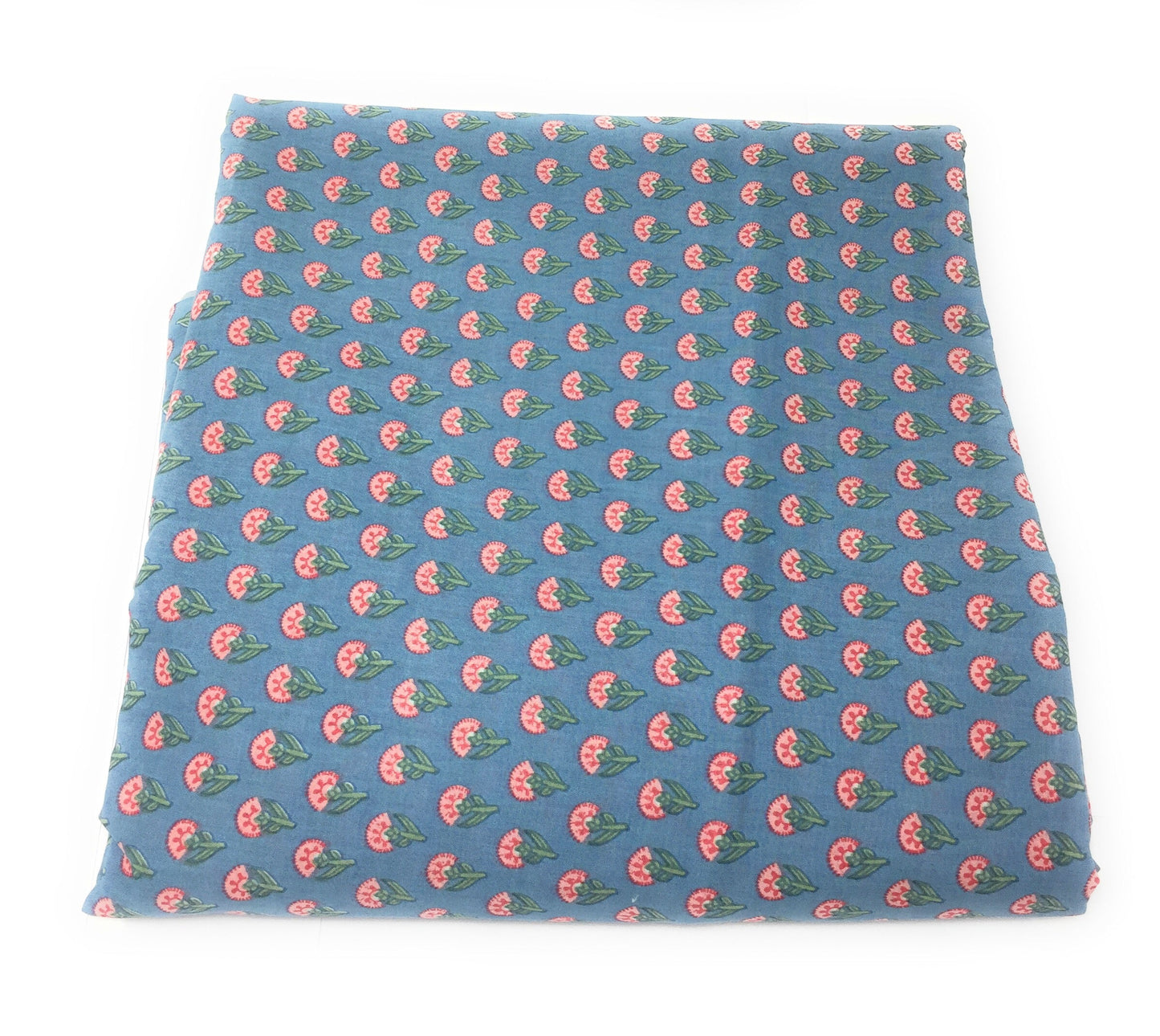 Cotton Printed Cloth Fabric in Blue