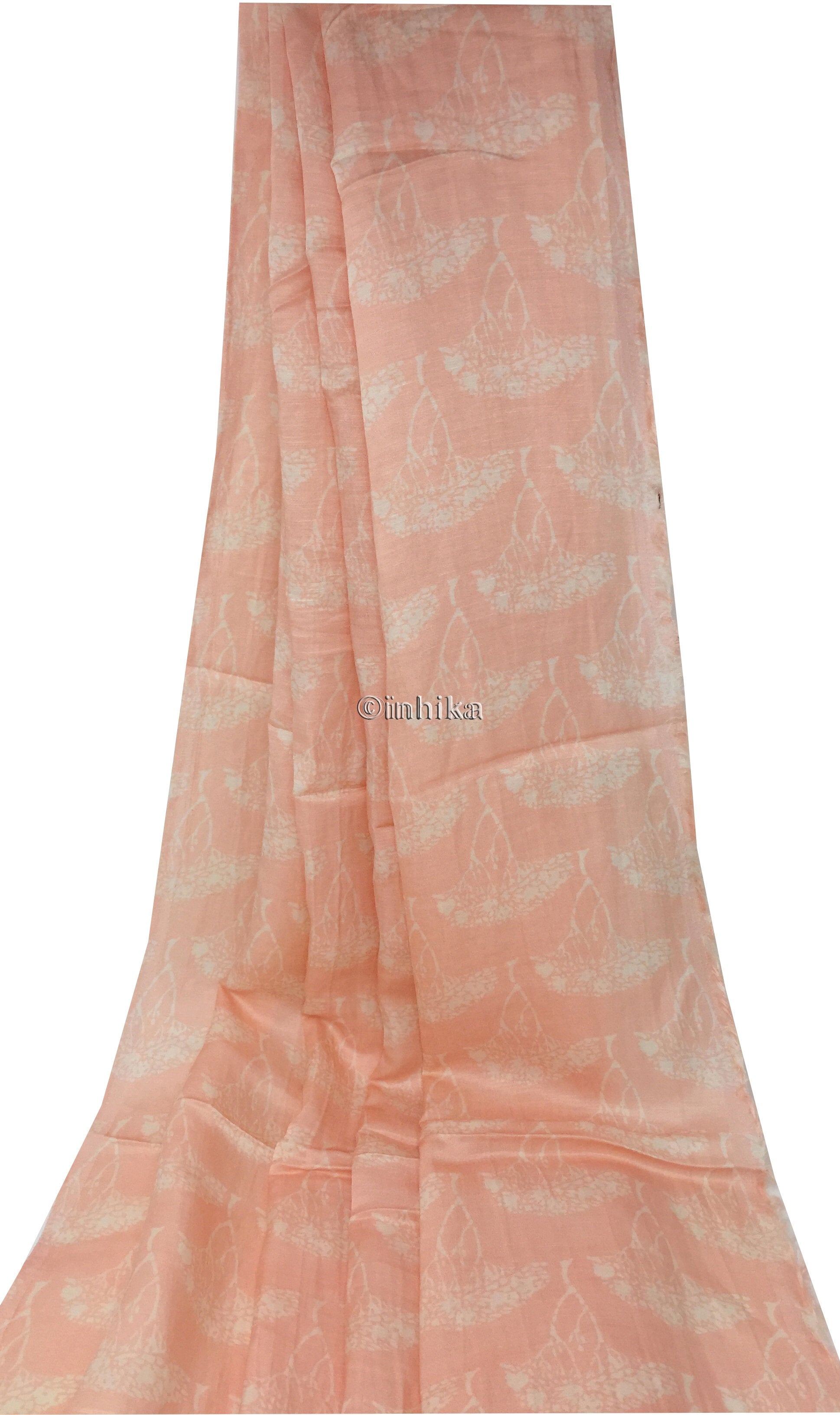 Peach Linen fabric