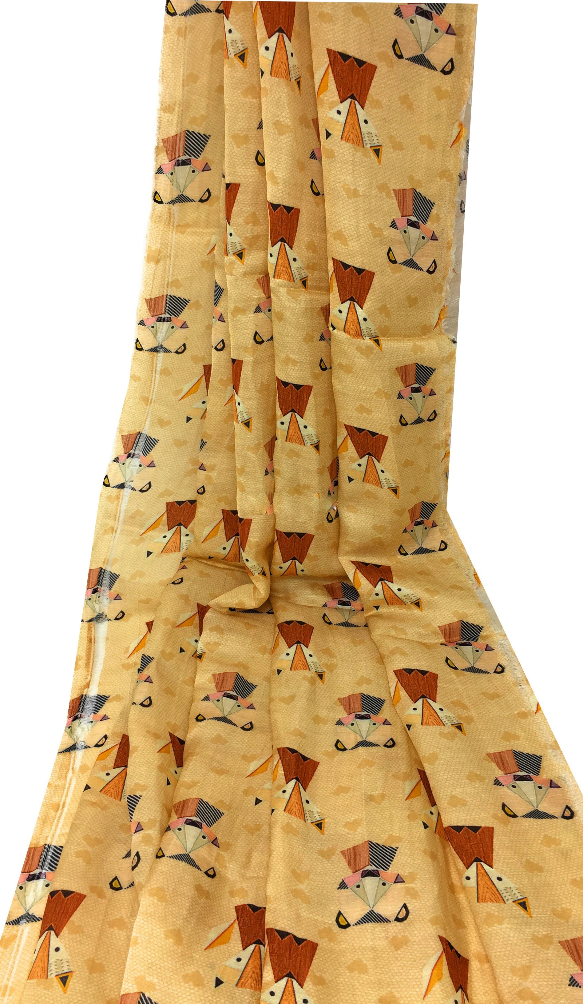 Ochre Linen fabric