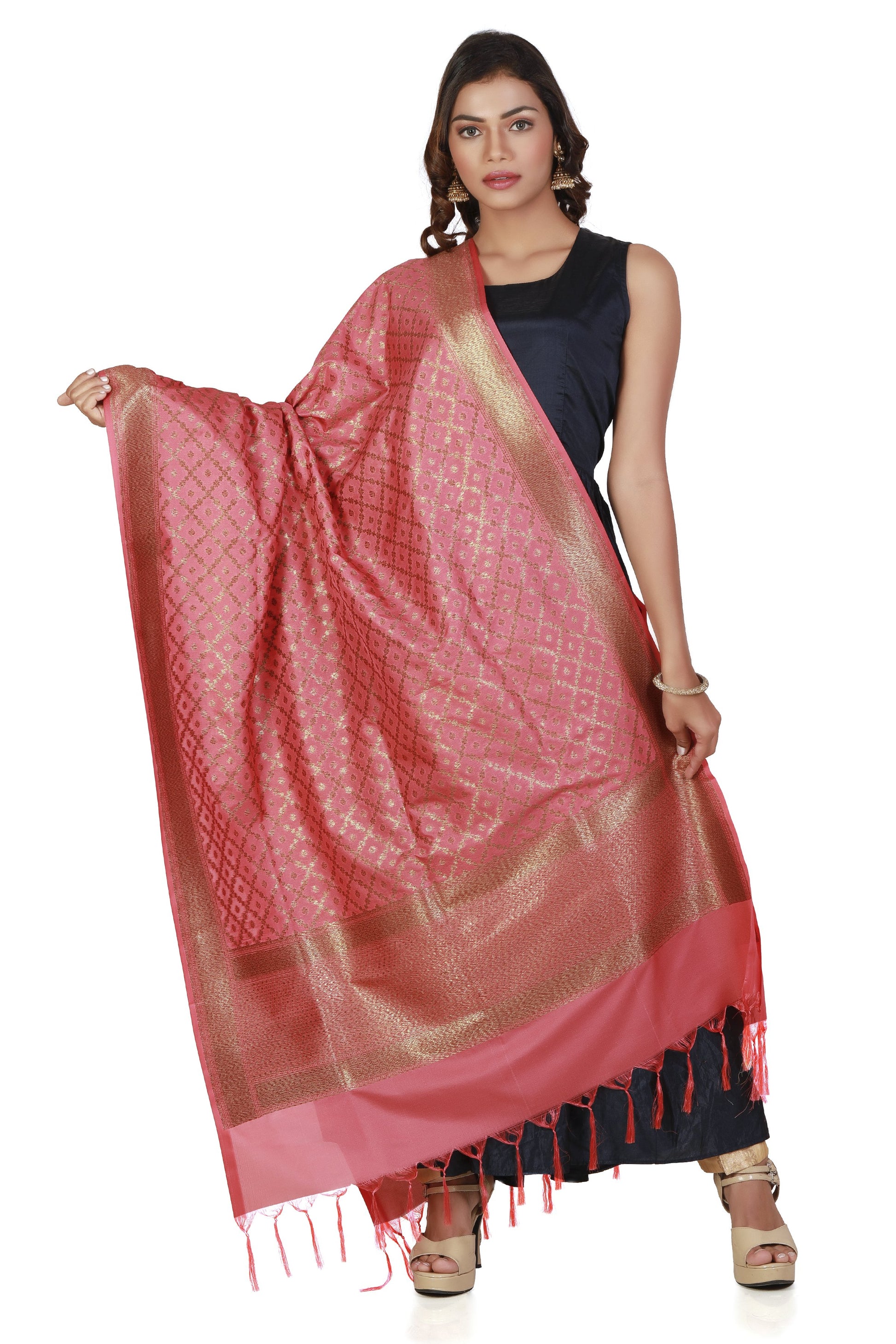 dupatta banarasi silk