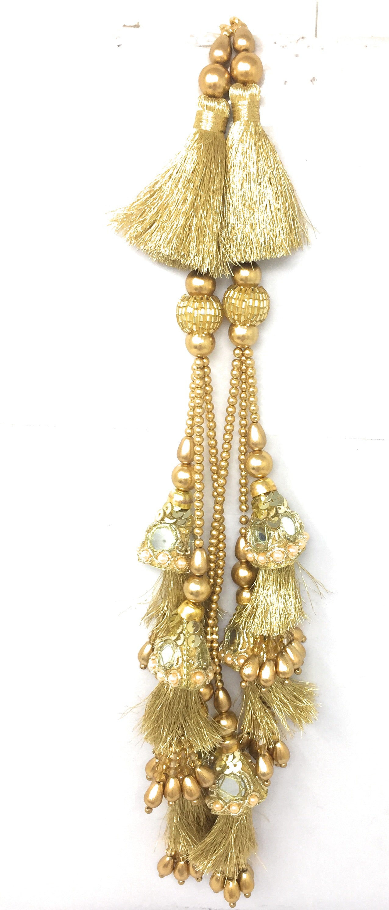 ghagra choli latkan Gold