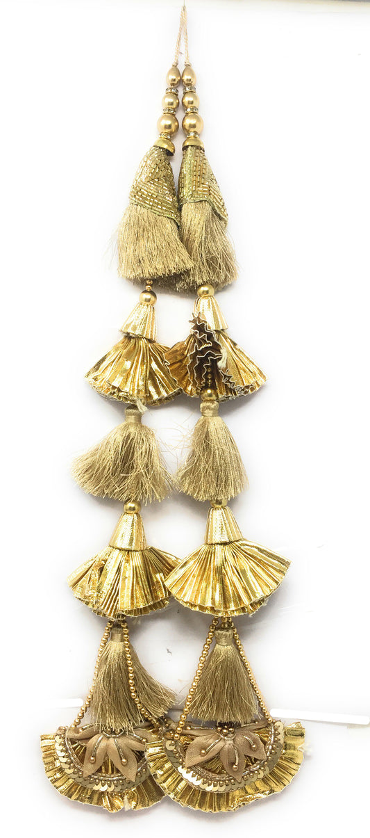 Gota Patti Latkan in Gold  - Set of 2