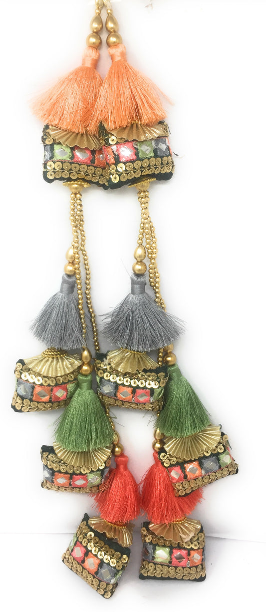 handmade blouse hangings Green