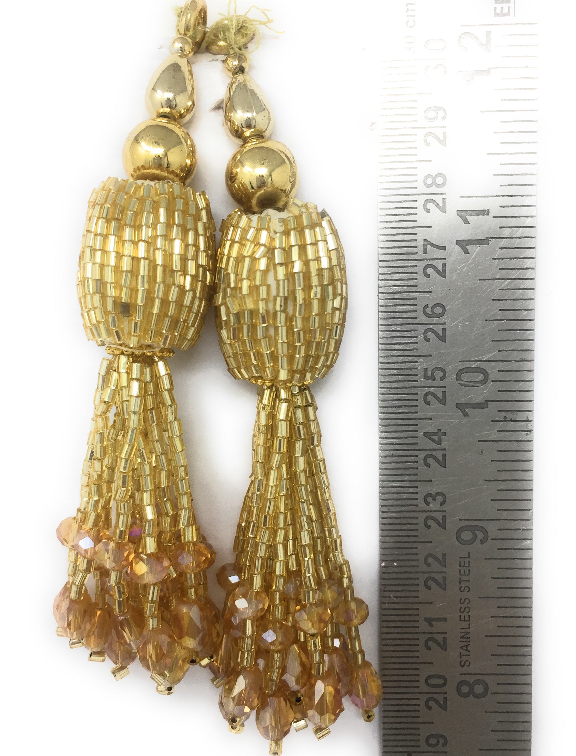 Antique Gold latkan dress - Set of 2