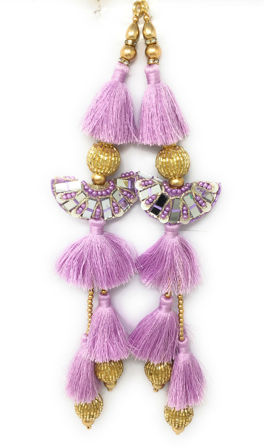 lehenga ka latkan Lavender