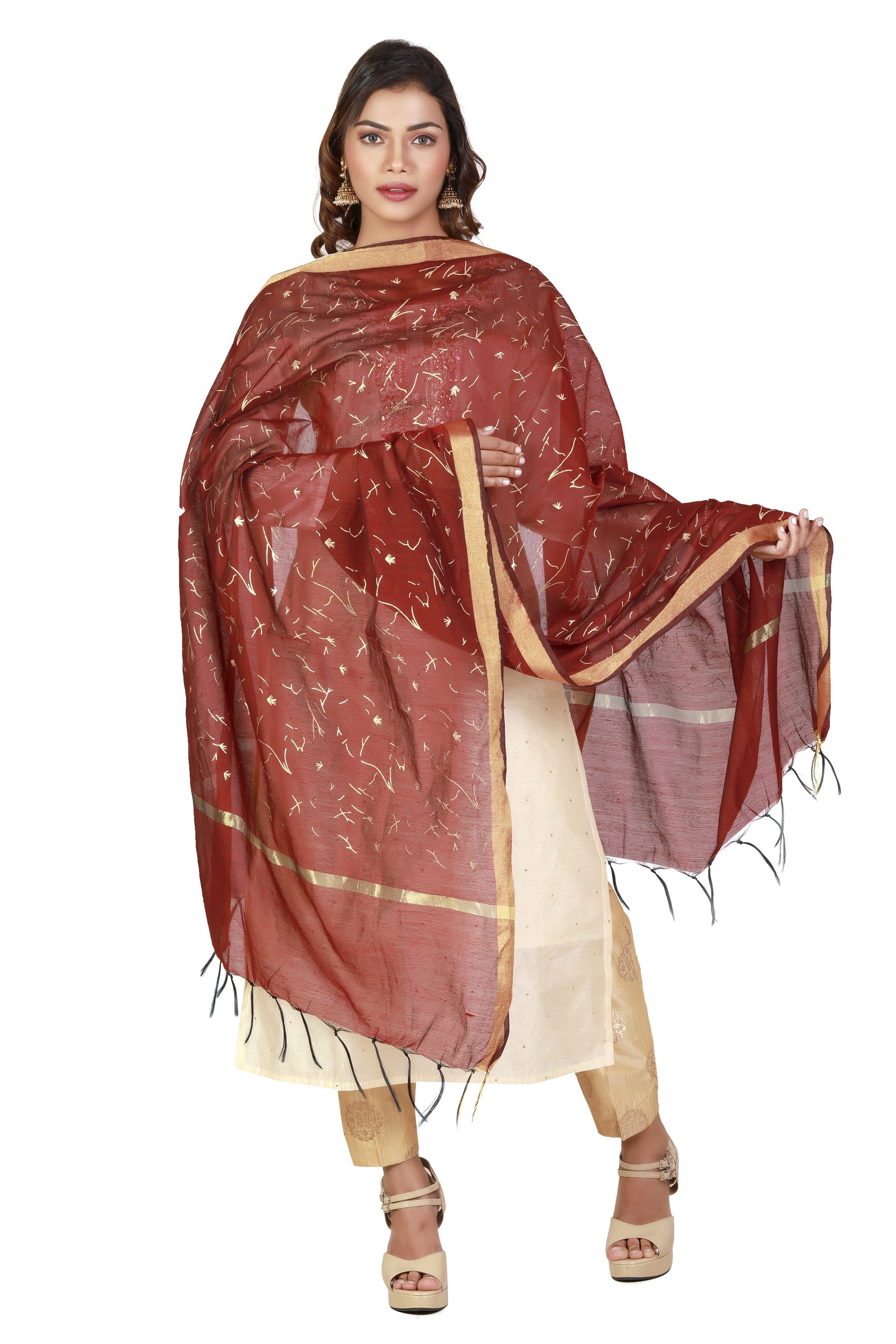 printed dupatta