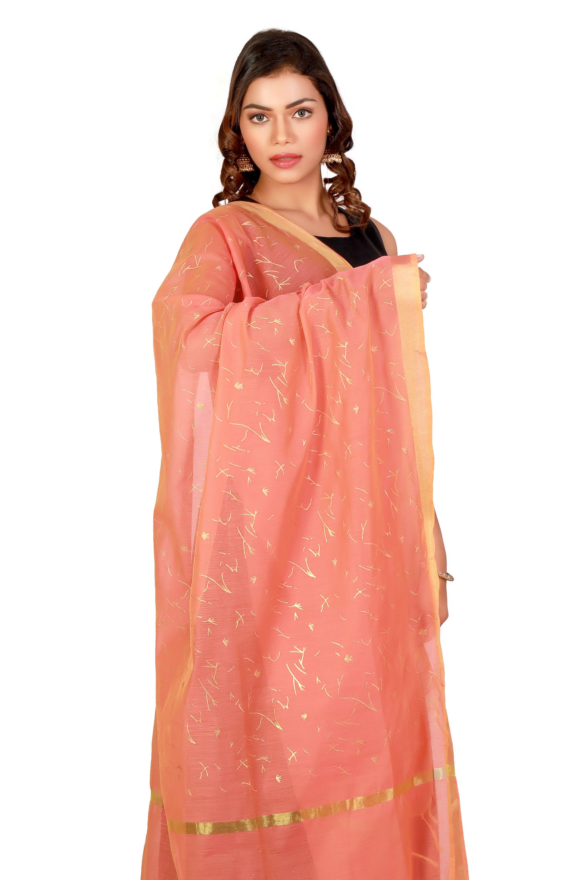 floral print dupatta