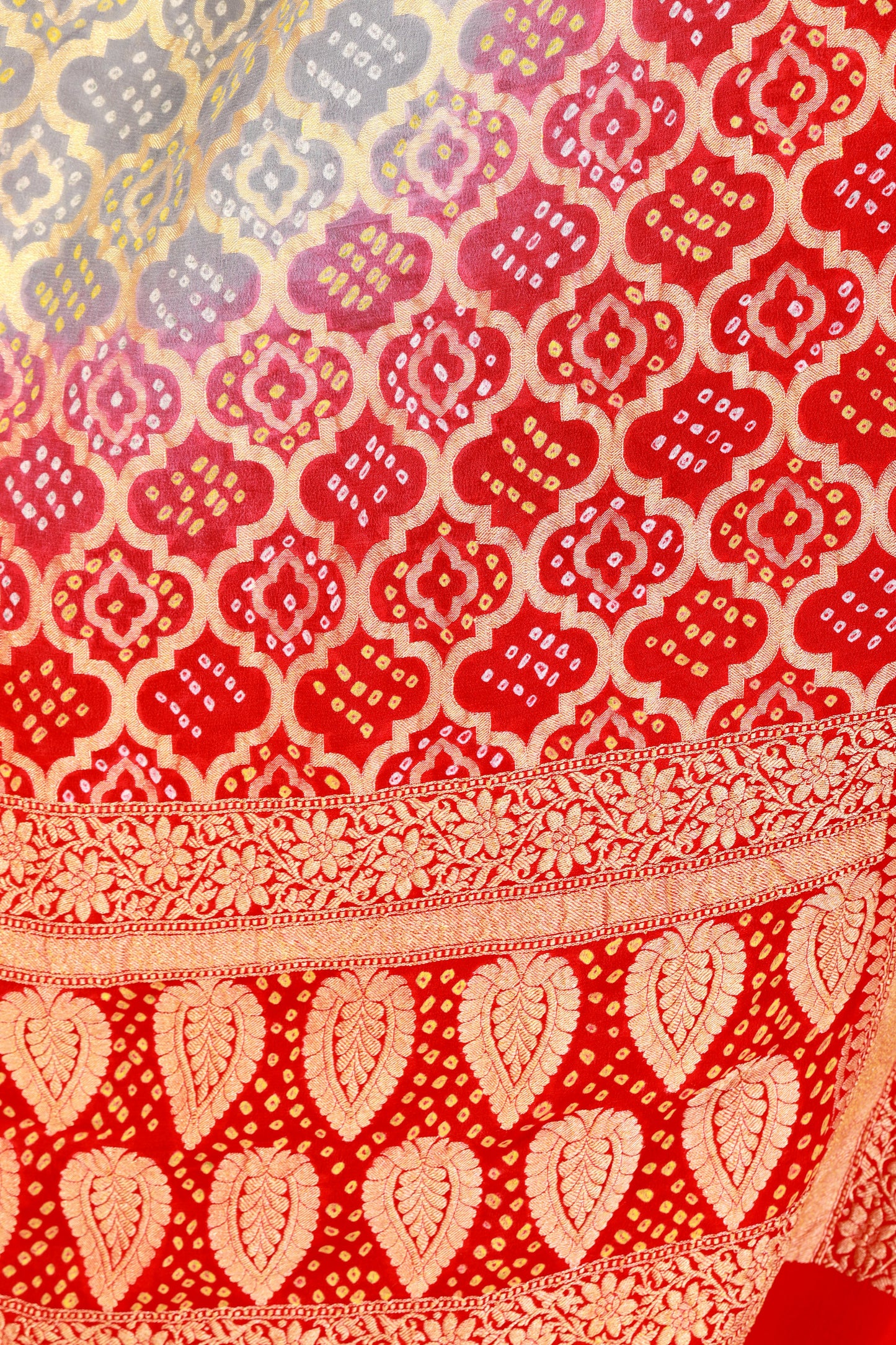 pure banarasi bandhani dupatta