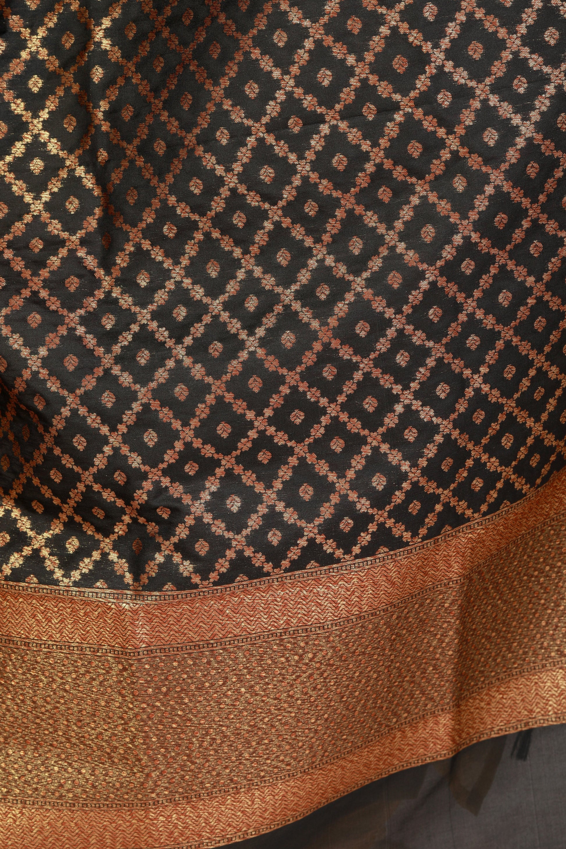 pure banarasi silk dupatta