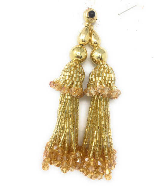 saree blouse hangings Antique Gold