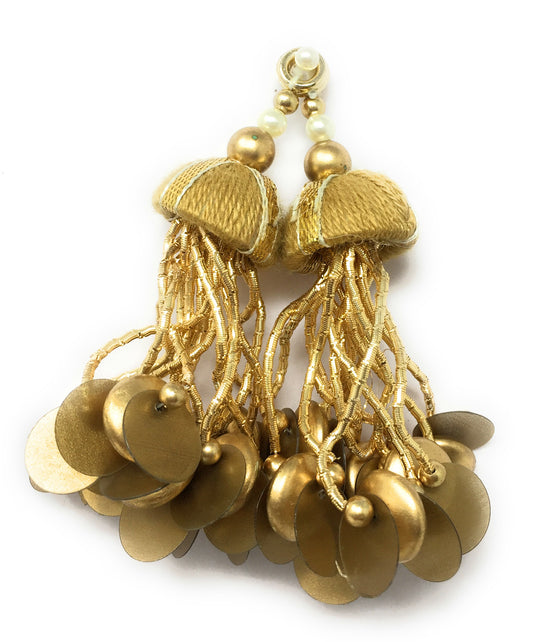 Gold Hanging Latkan - Set of 2