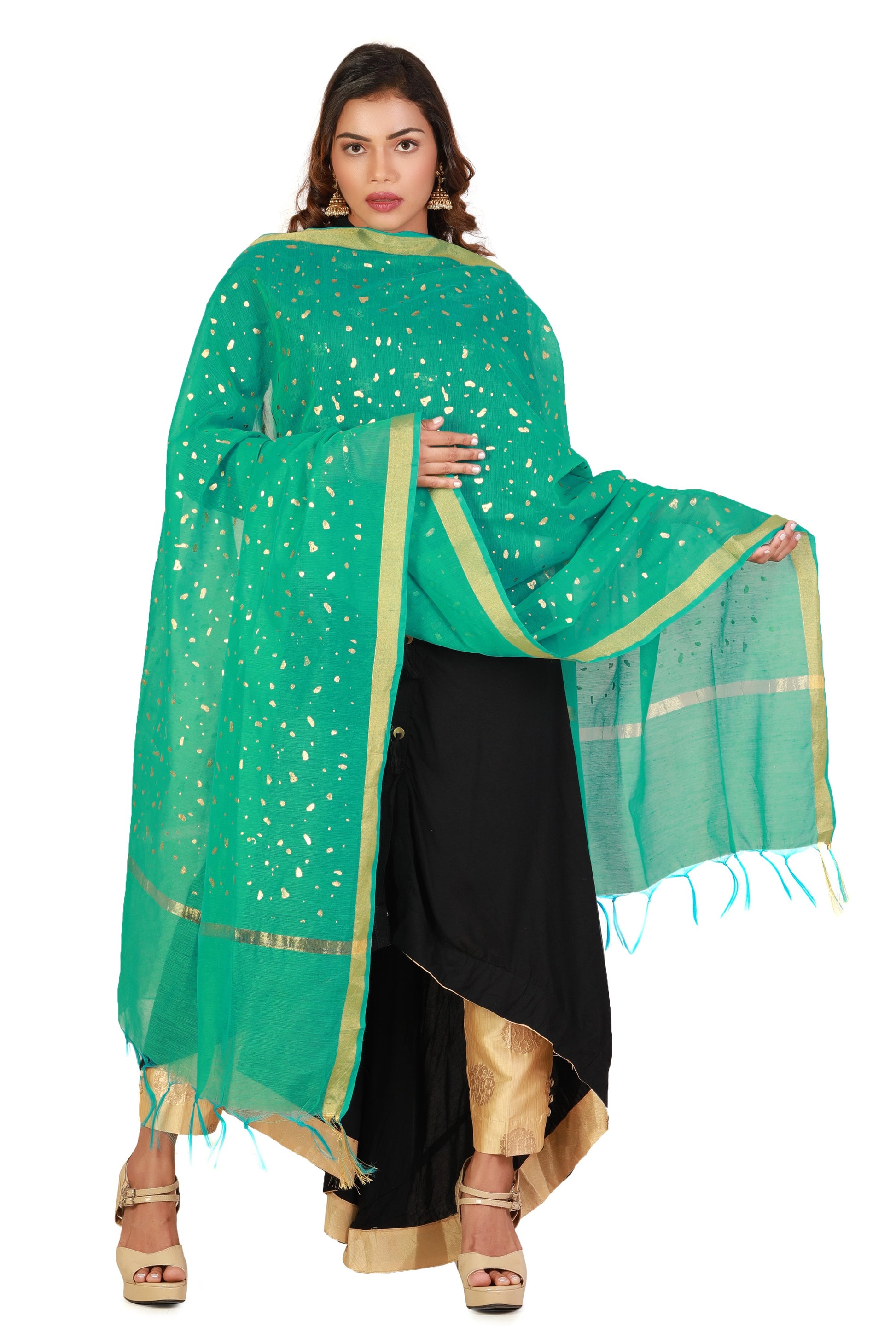 floral print dupatta