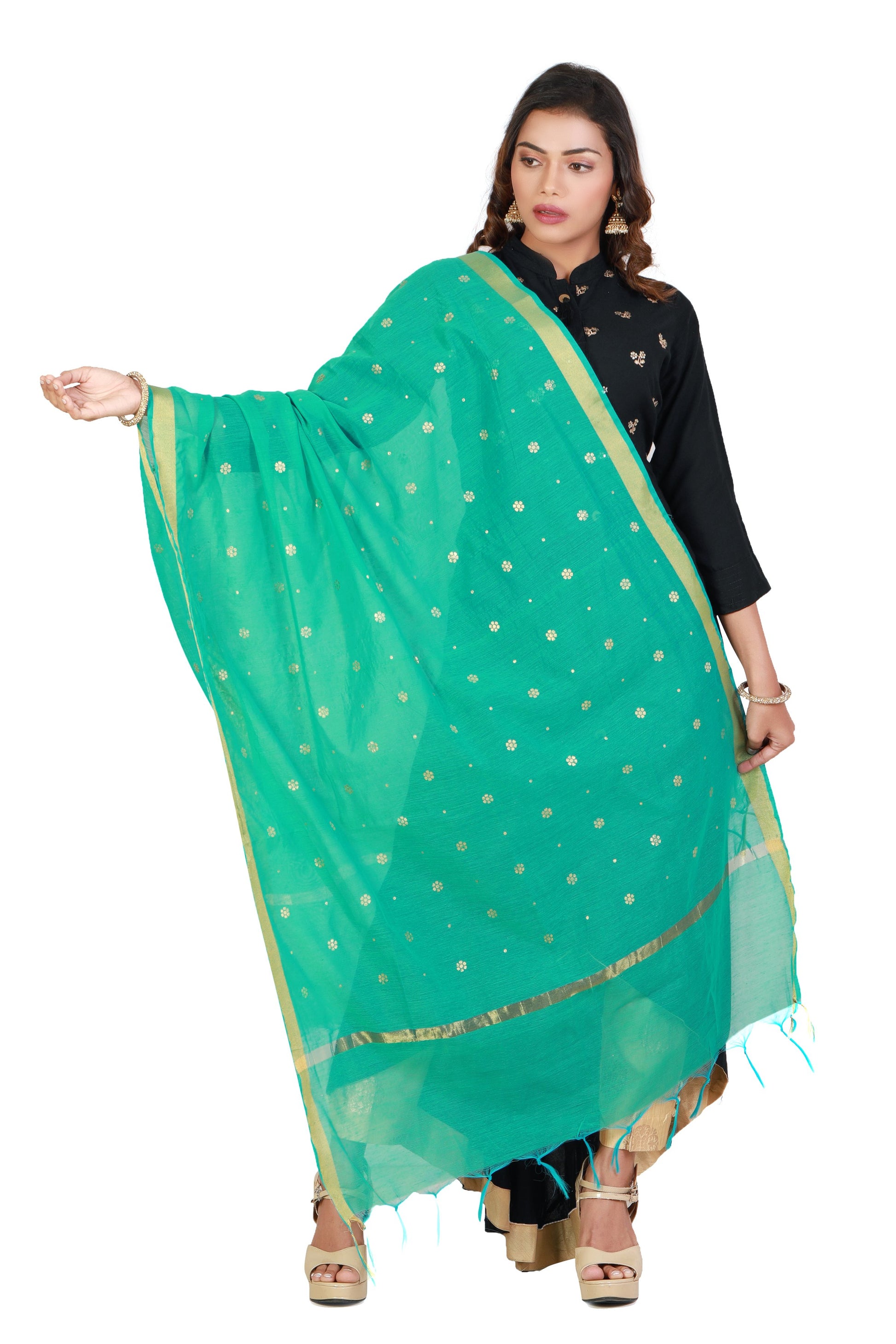 floral print dupatta