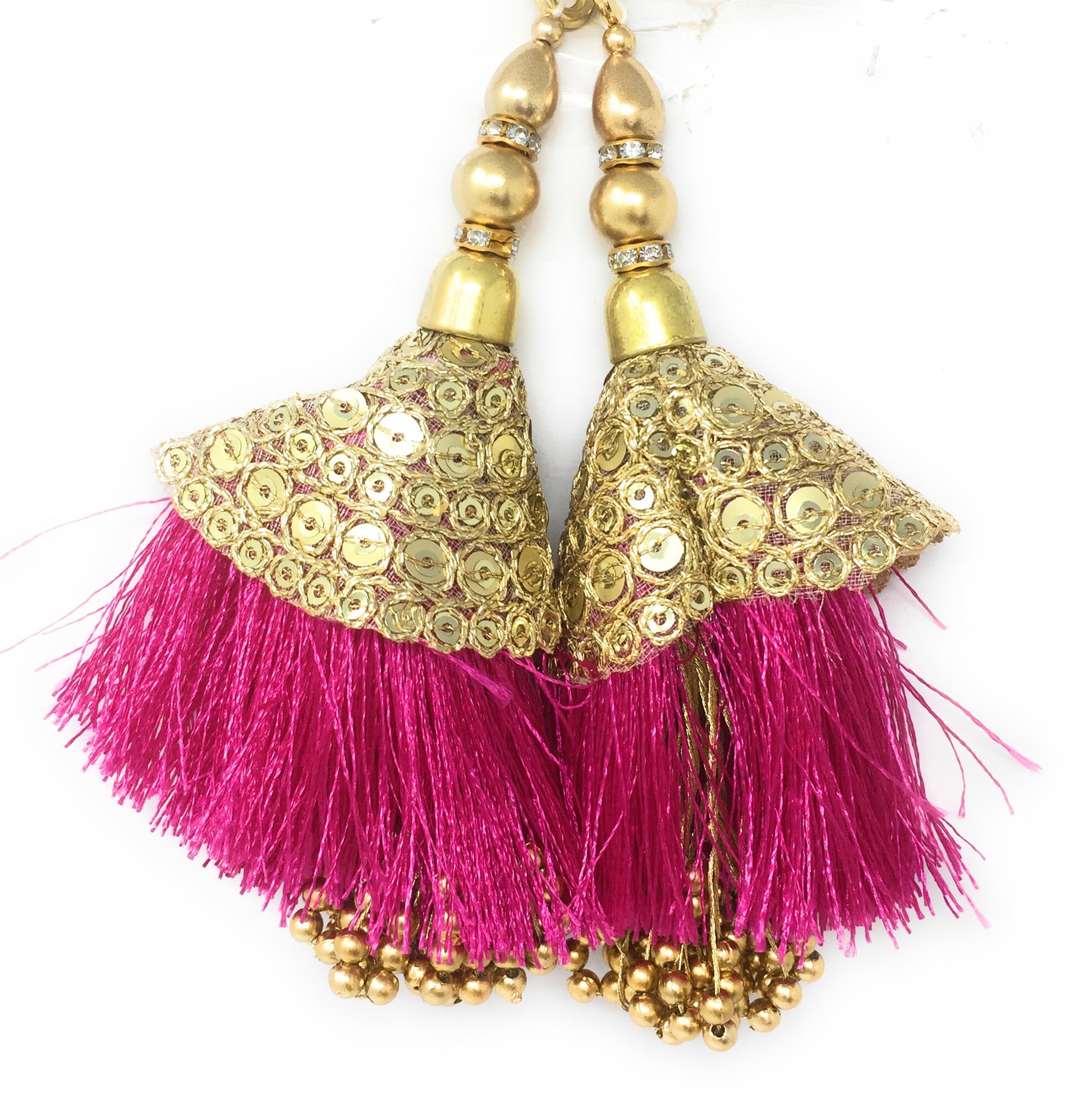 suit mein latkan lagana Magenta Pink
