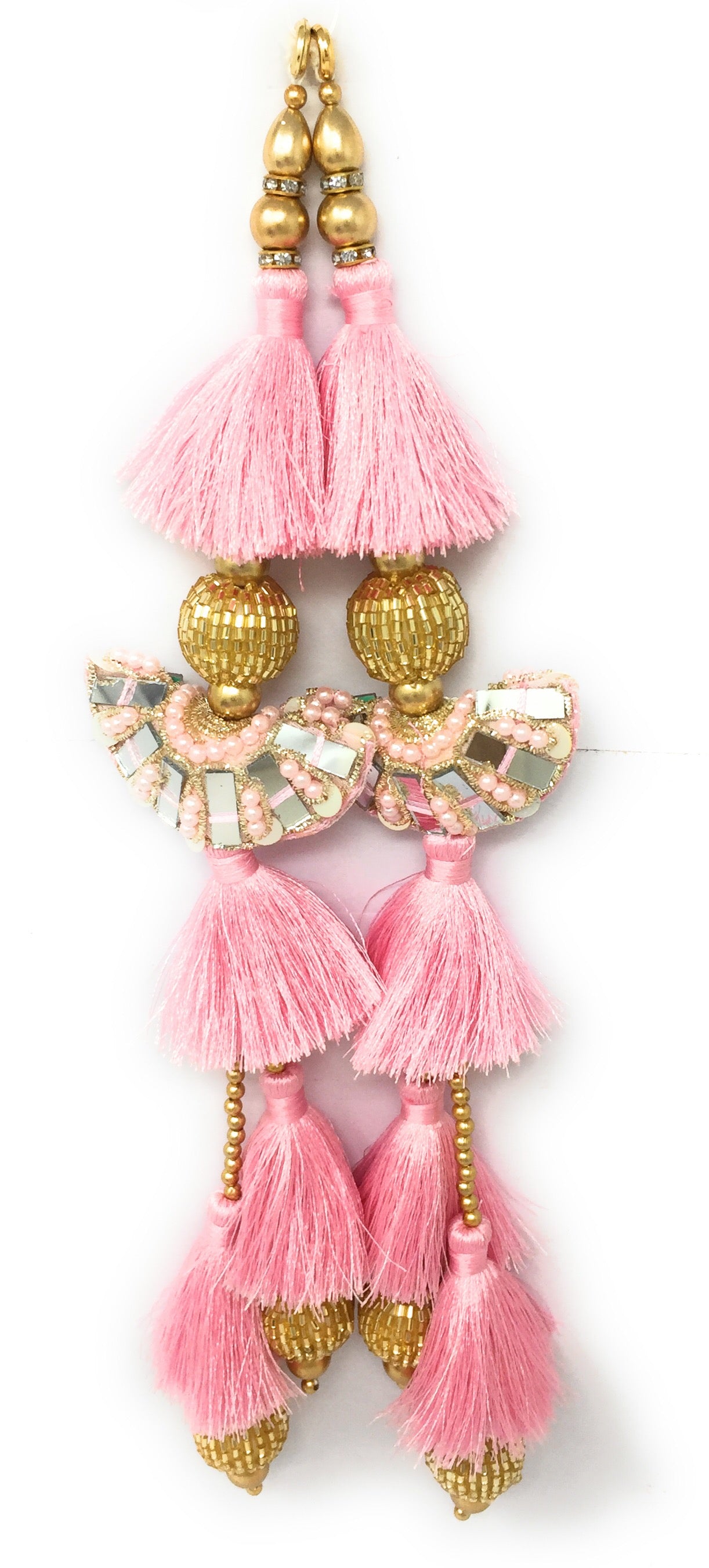 tassels for lehenga Baby Pink