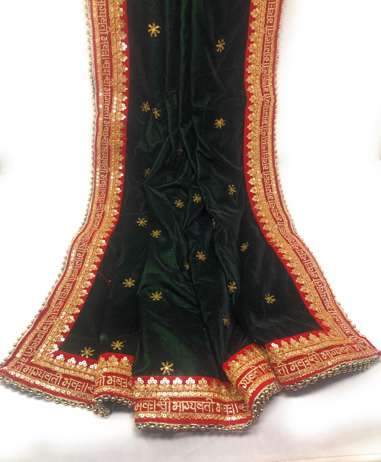 Green Velvet Dupatta