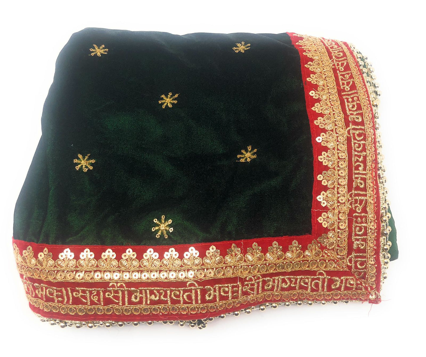 Green Velvet Dupatta