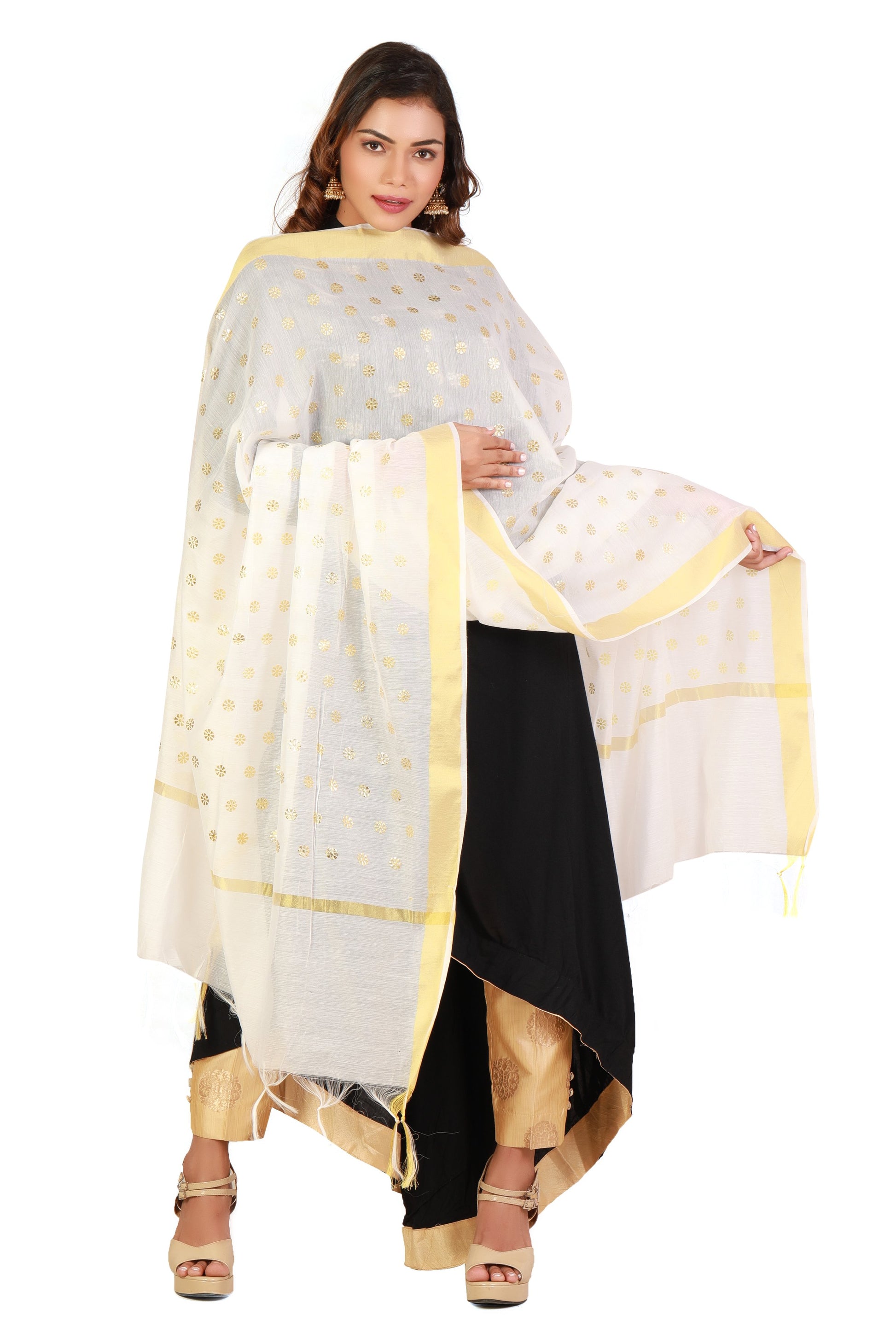 floral print dupatta