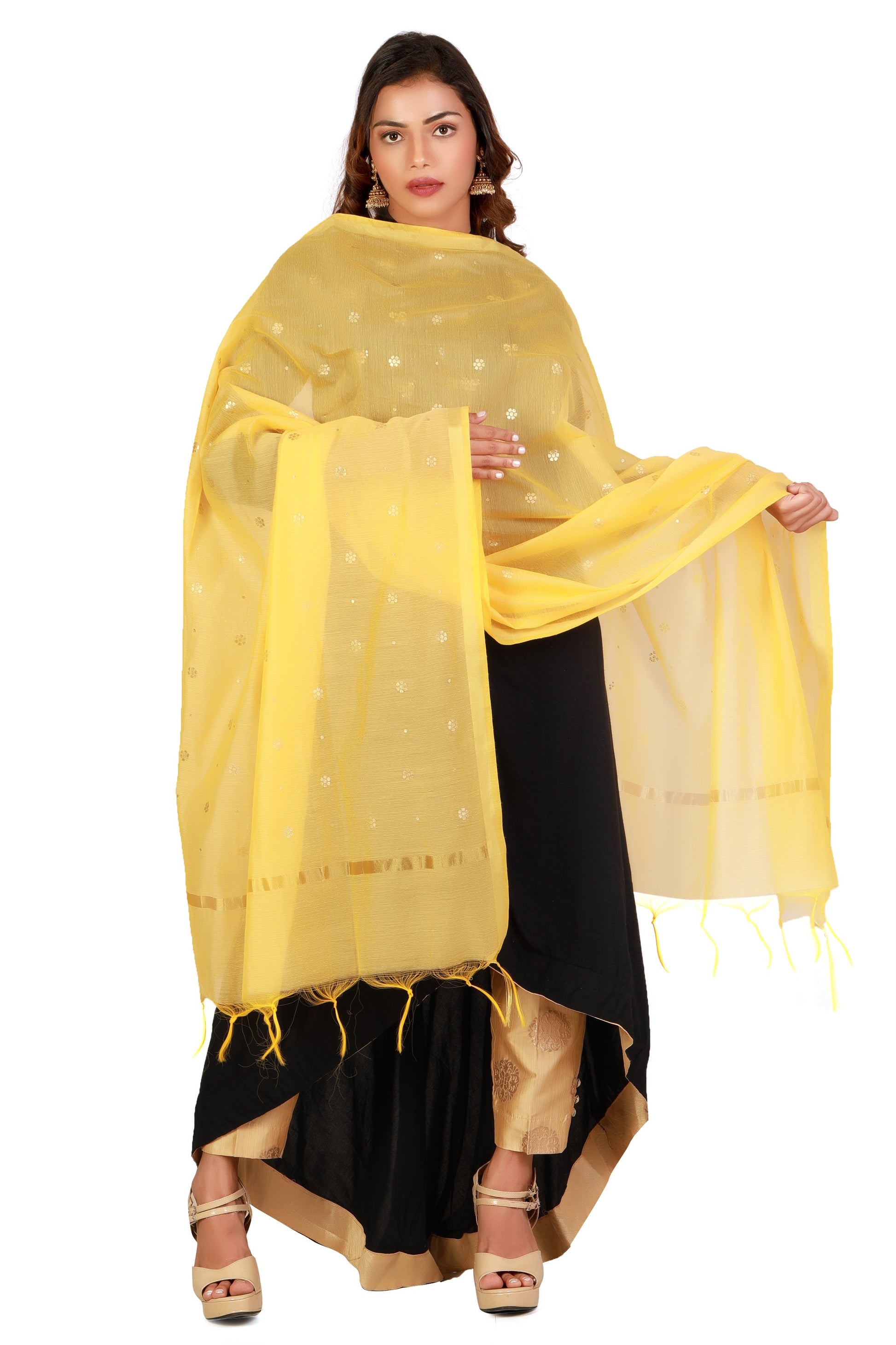 floral print dupatta