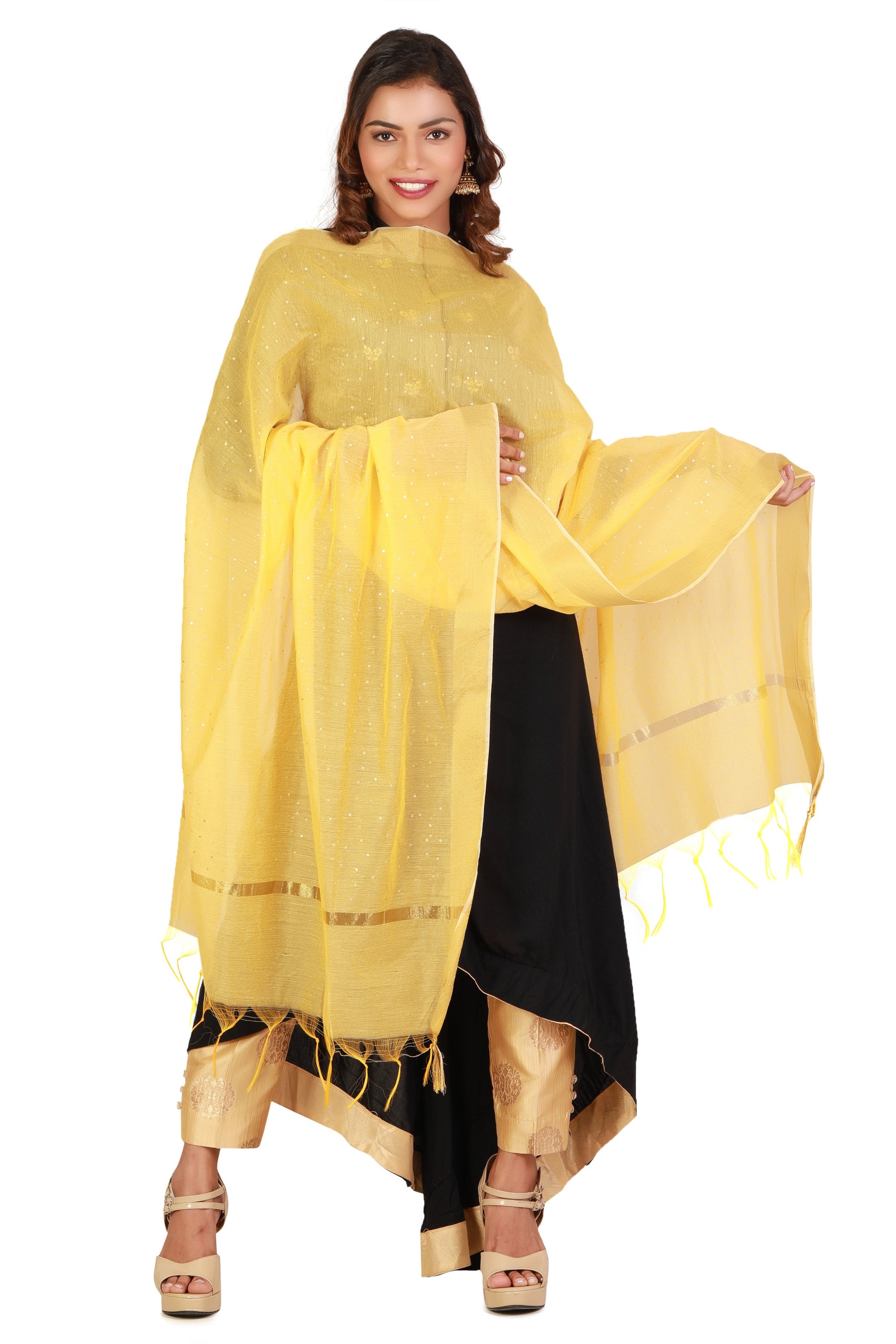 floral print dupatta